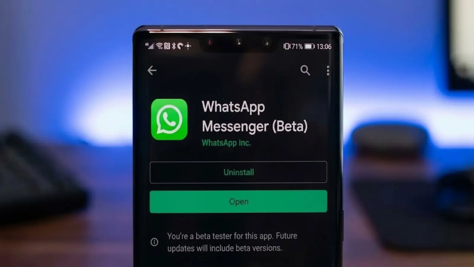 WhatsAppi piiratud vestlus jõudis beetakasutajatele