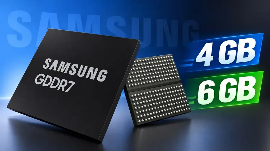 GDDR7 4 ja 6 GB kiibid võivad tulla kahe aasta jooksul