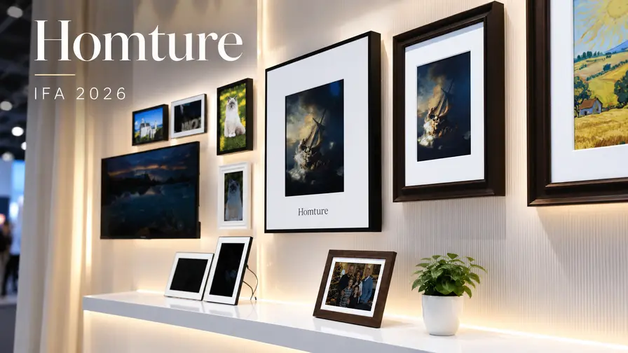 Homture AI-pildiraamid ja E-Ink Canvas IFA 2026 messil