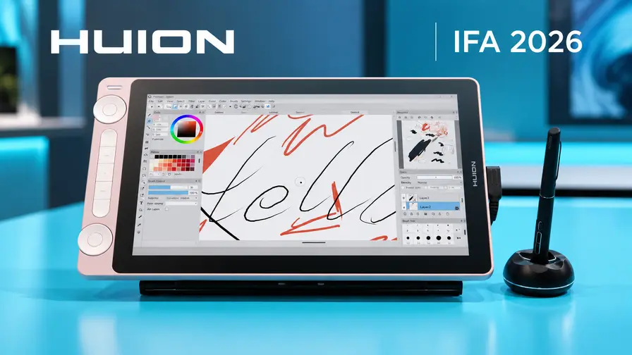 Huion tutvustas IFA 2026 messil uusi loovseadmeid